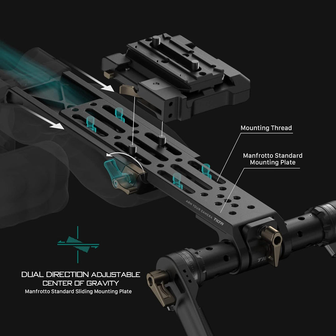 Tilta Camera Shoulder Rig Leichtes Schulter-Rig für DSLRs Videofilmherstellungs System-Kit, mit ARCA