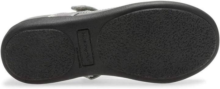 Hush Puppies Unisex-Kinder Reese Mary Jane Schuh 30.5 EU Zinnfarben, 30.5 EU Zinnfarben