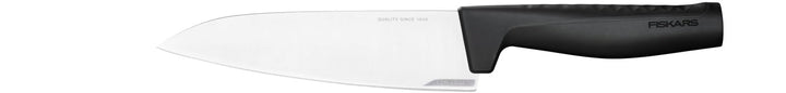 Fiskars Kochmesser, Hard Edge, Elegantes Design, Gesamtlänge: 30,1 cm, Rostfreier Stahl/Kunststoff,