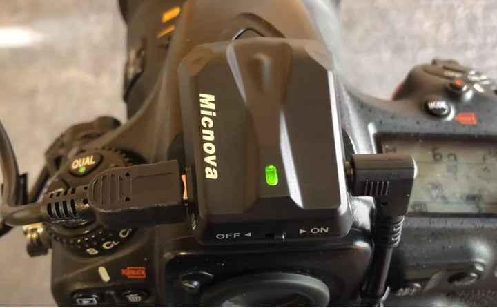 Micnova GPS Receiver Geotagger mit Fernauslöser für Nikon DSLR-Kameras