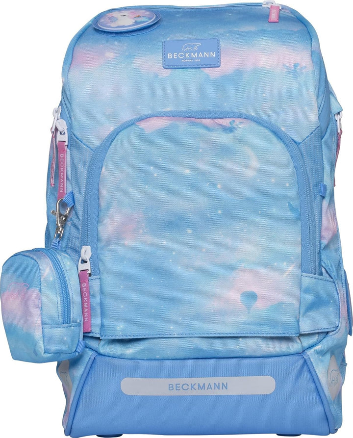 BECKMANN, Schulrucksack-Set Active Air FLX, 6-teilig, Grundschule, inkl. Regenüberzug, 22L Fairytale