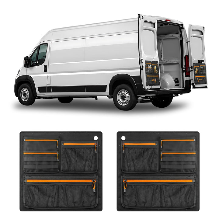 2PCS Aufbewahrungstasche kompatibel mit Fiat ducato/Citroen Jumper/Peugeot Boxer 2006-2026, Taschen-