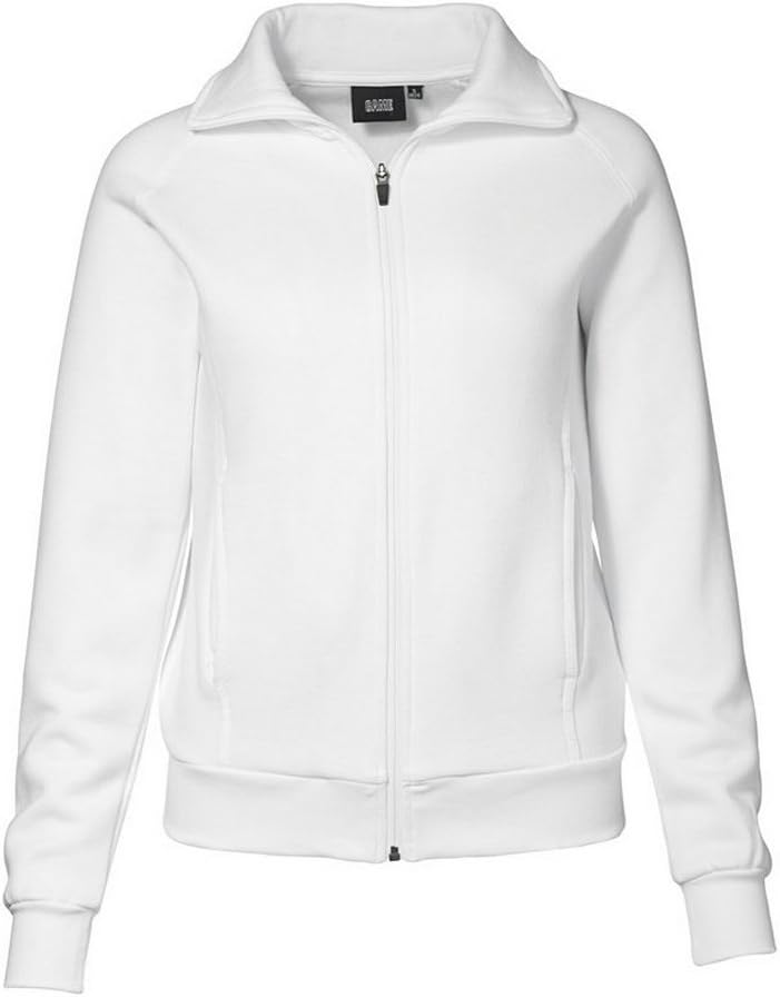 ID Identity Damen SWEATSHIRTJACKE 0624 (L, weiss)