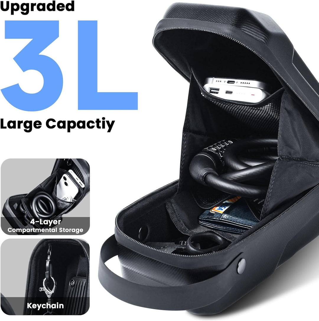 Scooter Tasche für Roller, Rollertasche Front Tube Bag Gross Lenkertasche Wasserfest, Vordertasche f