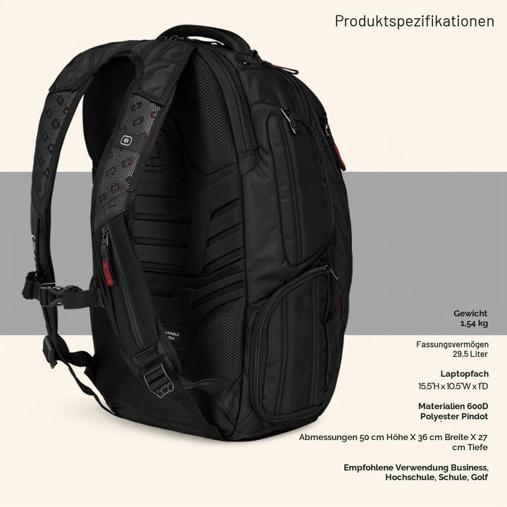 OGIO Renegade RSS Rucksack Einheitsgrösse Schwarz, Einheitsgrösse Schwarz