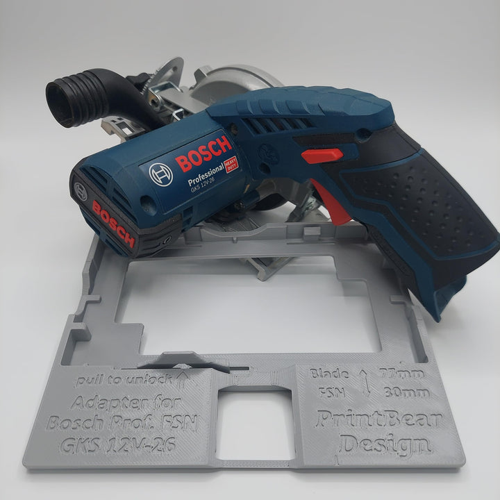 Adapter für Bosch Führungsschiene FSN und GKS 12V-26