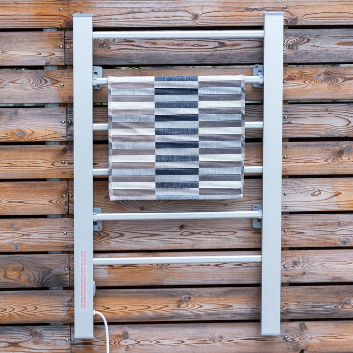 LIFEZEAL Elektrischer Handtuchhalter &amp; Handtuchwärmer, Handtuchtrockner Freistehende &amp; Wandmontierte