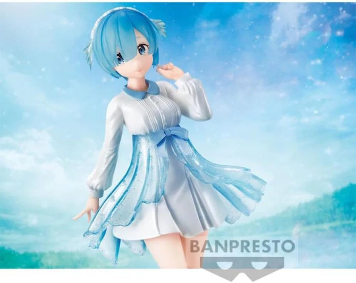 Banpresto BP19018 Re:Zero -Starting Life in Another World RE Zero-Rem-Figurine 20cm, Mehrfarbig, M
