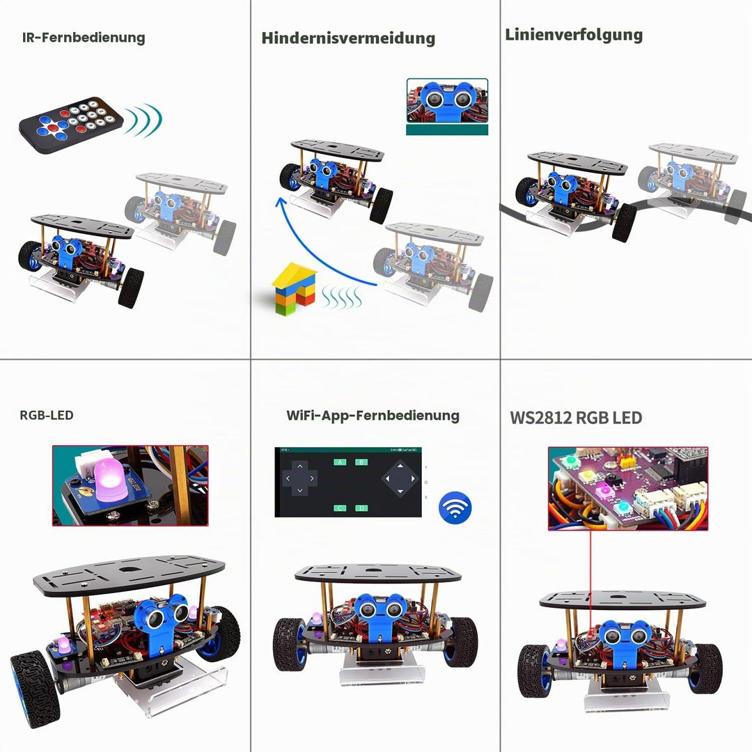 Adeept Self-Balancing Robot Car Kit(Compatible with Arduino DIE), STEM Projects Kit, Robotics & Engi