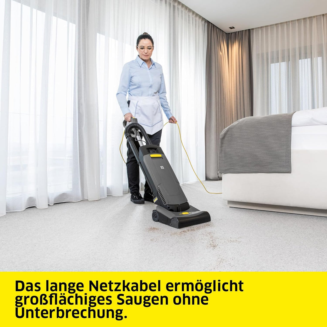 KÄRCHER CV 30/1 Teppichbürstsauger, Teppichsauger mit 300 mm Arbeitsbreite, für grössere Flächen, Fl