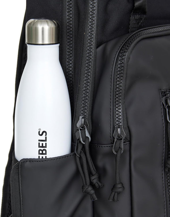 New Rebels William Milwaukee 18L Rucksack - 15,6-Zoll-Laptopfach mit wasserdichtem Reissverschluss -