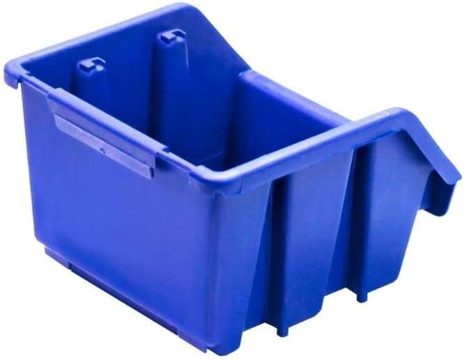 PROREGAL SuperSparSet 40x Sichtlagerbox 1 | HxBxT 7,5x11,6x11,2cm | Blau | Sichtlagerbehälter Sichtl