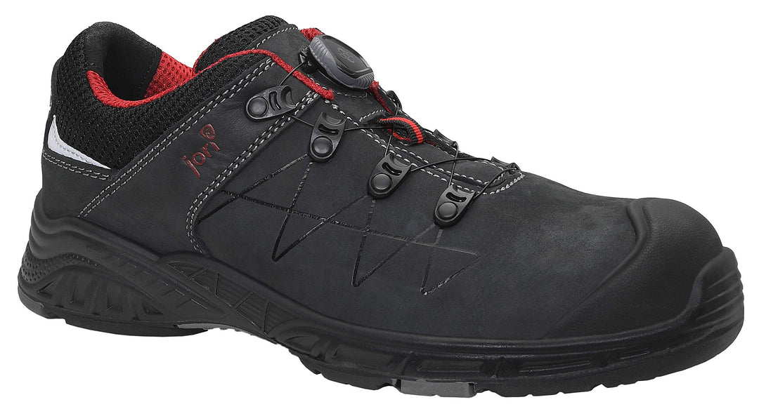 JORI Sicherheitsschuhe jo_MAX BOA Low S3, Damen und Herren, Leder/Textil, Kunststoffkappe (Leichter