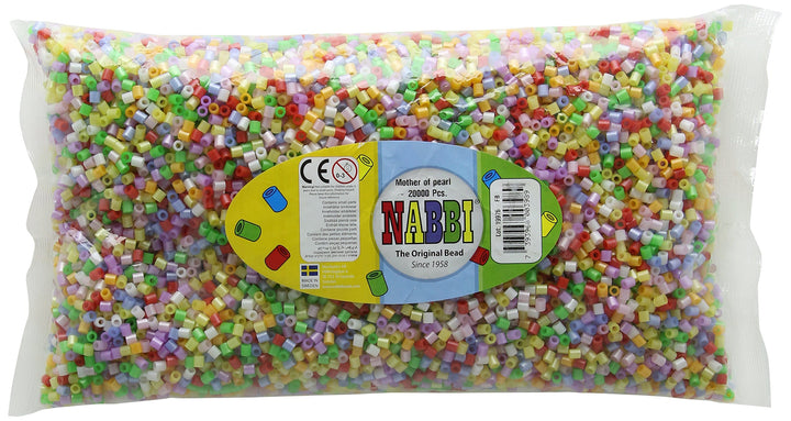 Nabbi Schmelzperlen aus Kunststoff, Plastik, Mother of Pearl, 20000-Piece Mother Of Pearl 20000-Piec