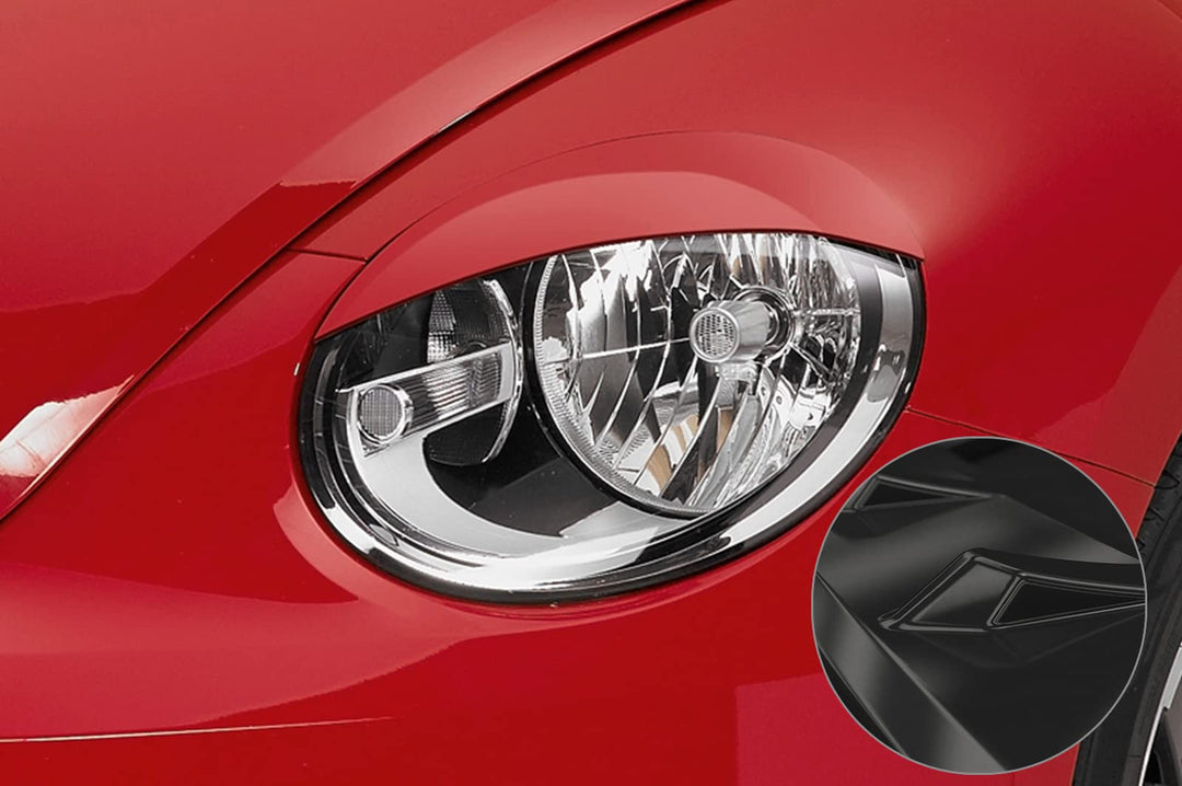 CSR-Automotive Scheinwerferblenden Kompatibel mit/Ersatz für VW Beetle (Typ 5C) SB181-G