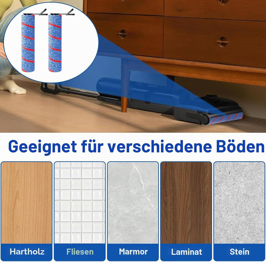 Ersatzbürstenrolle und HEPA-Filter für Tineco Floor One S7 Artist/stretch S6/SWITCH S6/S7 Stretch Ul