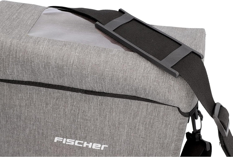 Fischer Gepäckträgertasche Plus Cita, Fahrradtasche, wasserdicht, schwarz, Volumen 30 Liter Volumen