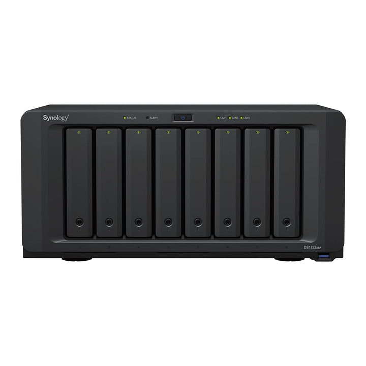 Synology DS1823xs+ 8-Bay Diskstation NAS (AMD Ryzen V1780B 4-core 3.35 (Basis) / 3.6 (Turbo) GHz 8GB