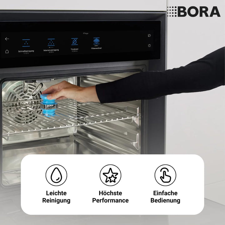 BORA 12 x Reinigungskartusche X BO Dampfbackofen, Selbstreinigung, Zweikammerkartuschen, Reiniger Zu