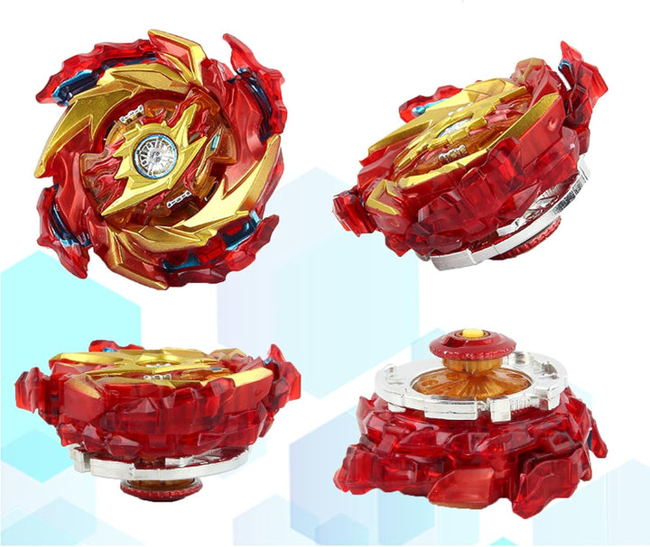 Gyroscope Turbo Set, 3D Arena Metall Fusion KampfKreisel, Mit Battling Top Launcher, Geschenk-Sets(1