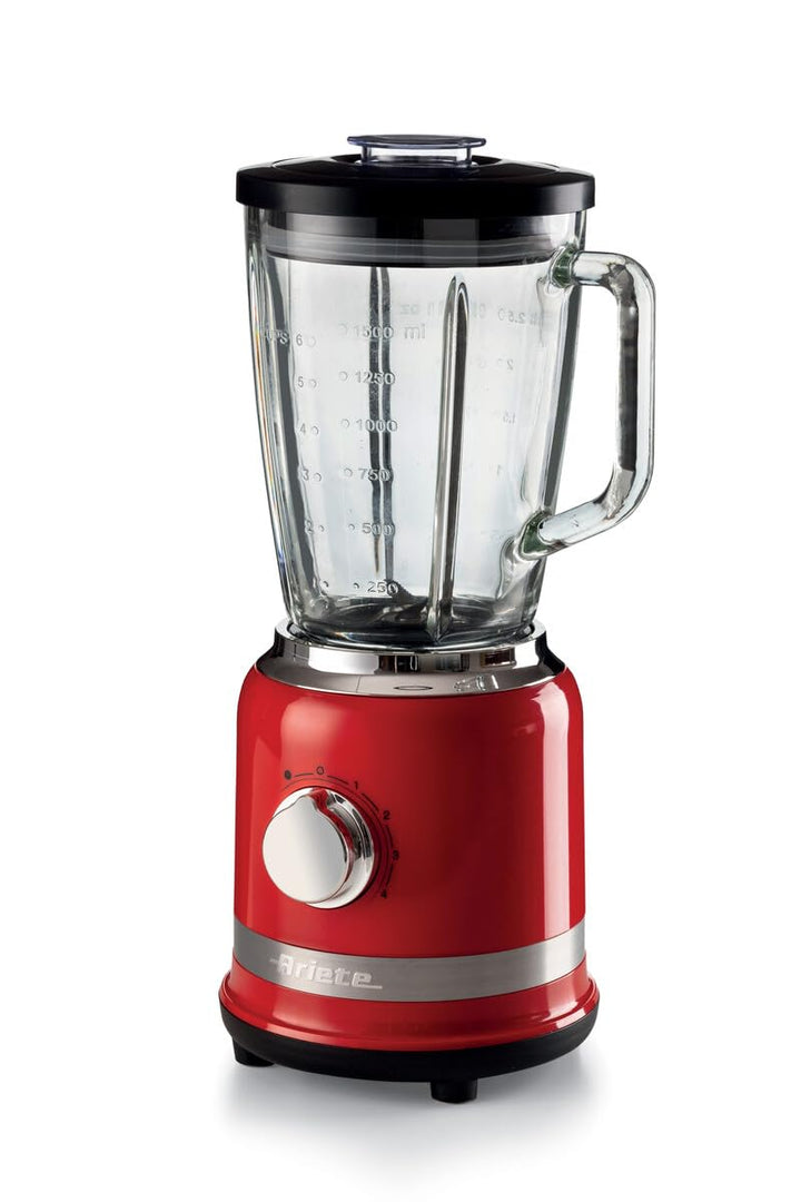 Ariete 585 Modern Standmixer, 1000 W, 1,5 L Fassungsvermögen, 4 Geschwindigkeiten + Pulse-Funktion,