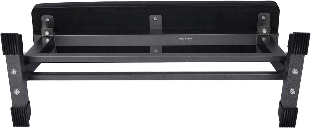 Wiltec Flachbank 1050 x 380 x 460 mm mit Hantelablage und Polster, Hantelbank für Muskel- und Kraftt