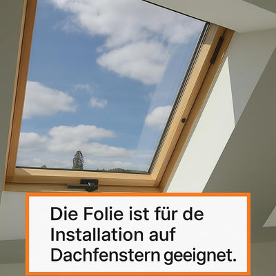 Solar Systems Fensterfolie Sonnenschutzfolie für Wärmeisolierung mit Montagekit - Anti-UV Solarfolie