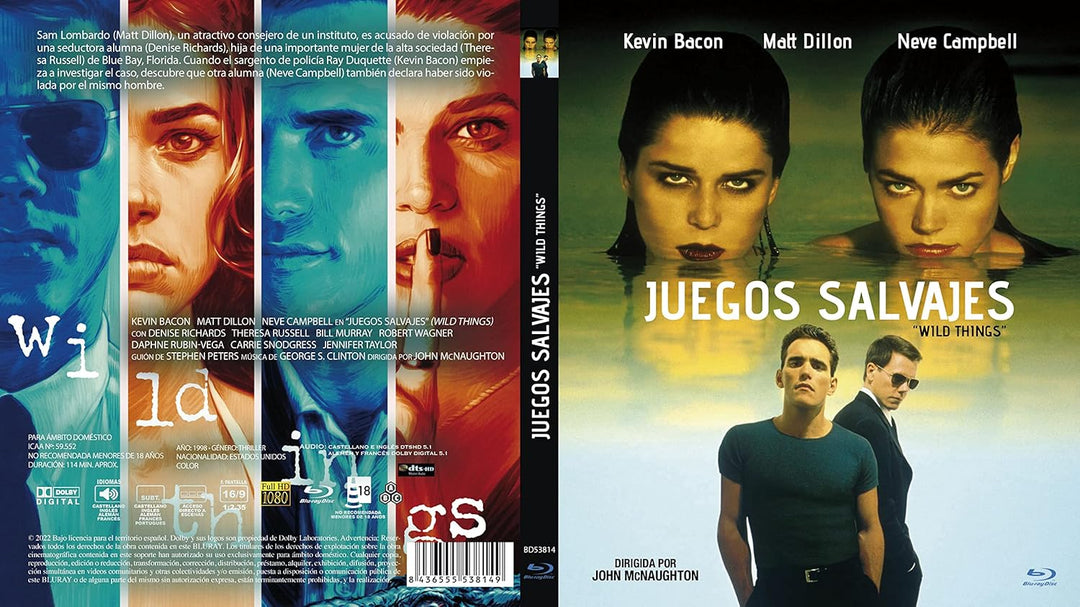 Juegos Salvajes BD 1998 Wild Things [Blu-Ray] [Import]