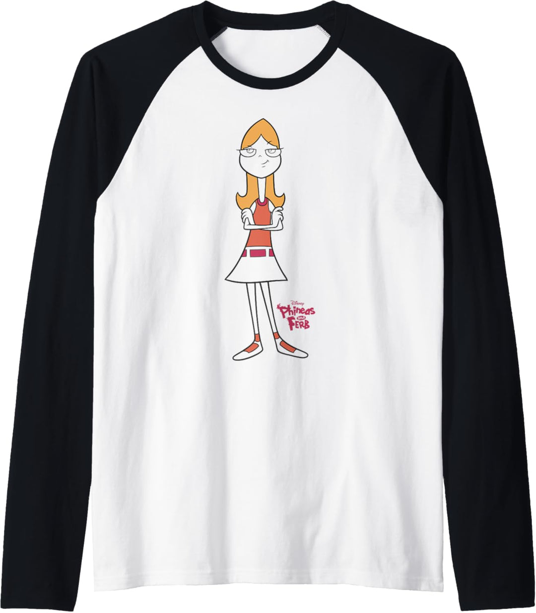 Disney Phineas und Ferb Candace Big Standing Pose Raglan