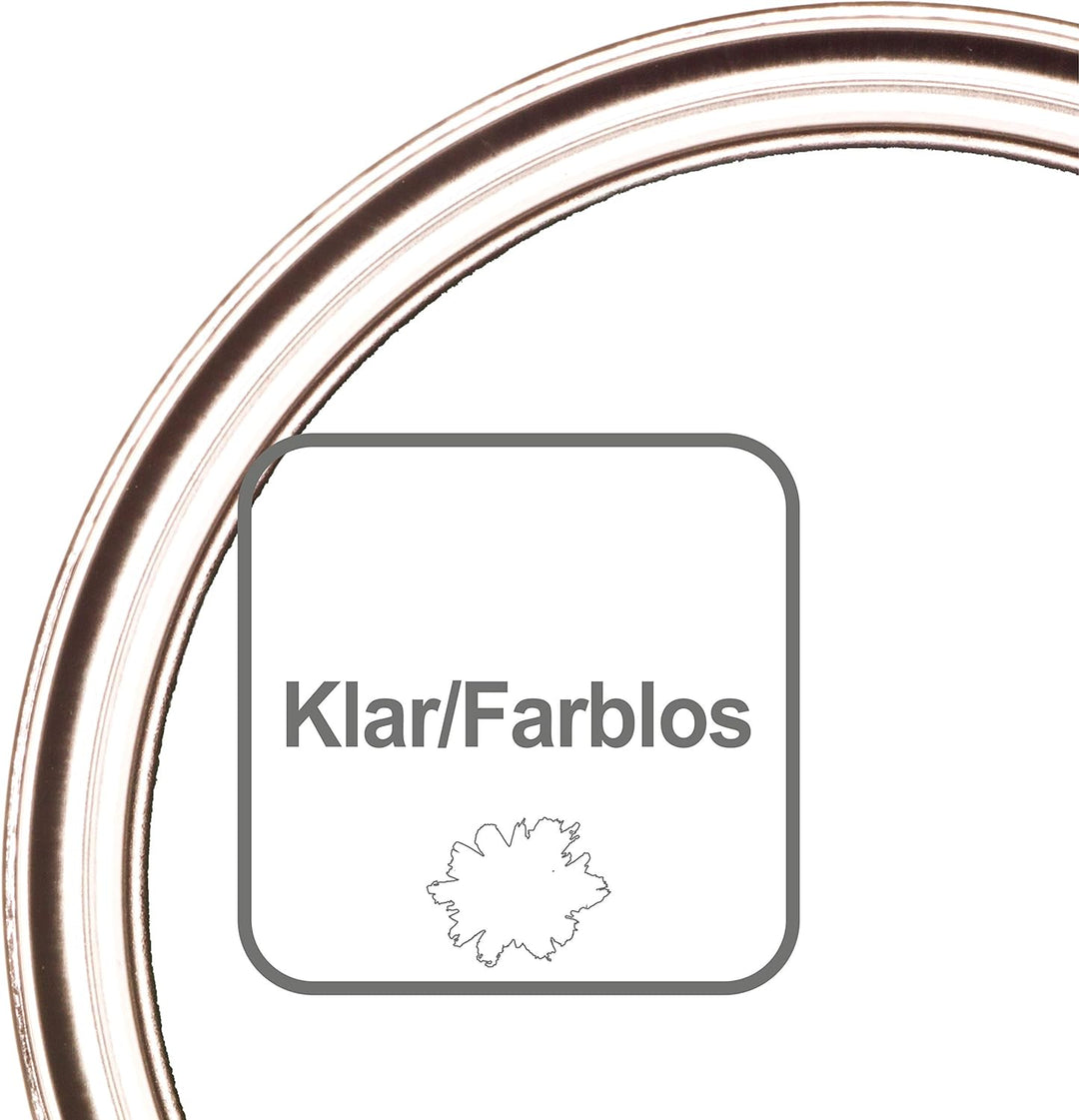 CAIRCON Metalllack Metallfarbe Decklack für Metall Stahl Eisen - Farblos 5L 5.00 l (1er Pack) Transp