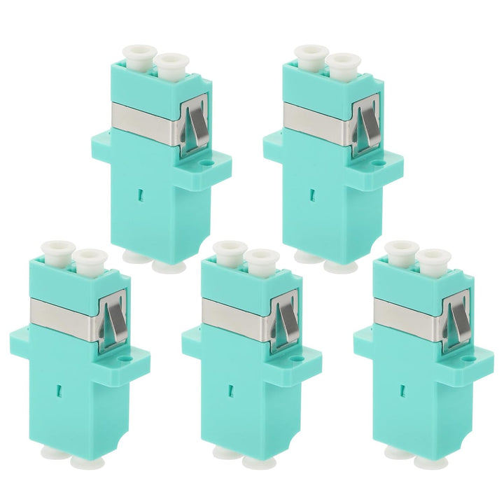 UKCOCO Adapter für Glasfaserkabel, 5 Stück LC weiblich auf LC LC-LC Fibre Buchse Stecker für Duplex-