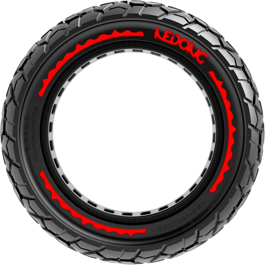 2PCS E Scooter Reifen 9.5x2.5-6.1 Tubeless, Werten Sie Ihr Scooter auf mit Reifen 9.5x2.5, Vollgummi