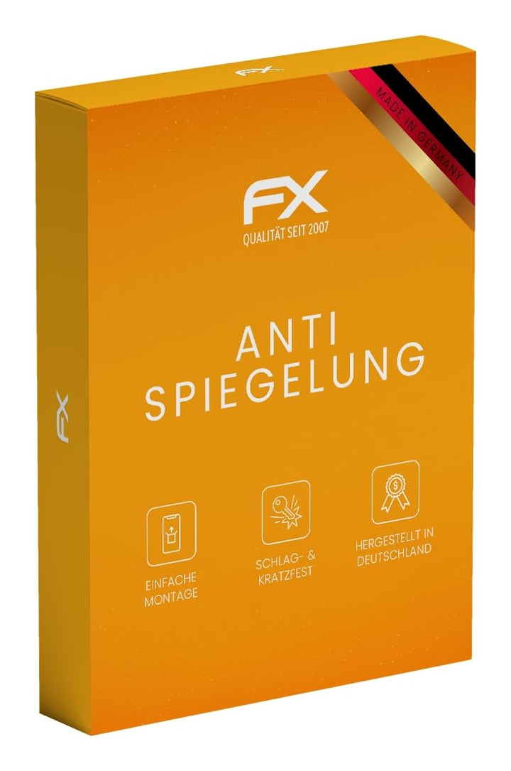 atFoliX Displayfolie kompatibel mit Ugee UE12 Plus Schutzfolie, entspiegelnde und stossdämpfende FX