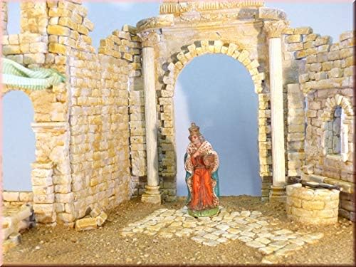 menta-modellbau Krippenbausatz Palmyra Krippenbau Orientalische Weihnachtskrippe Krippenstall Krippe