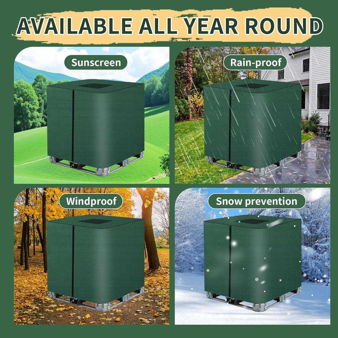 IBC Tank Abdeckung1000L,420D IBC Container Abdeckung,IBC Abdeckung 1000L – UV-Schutzplane , Wetterfe
