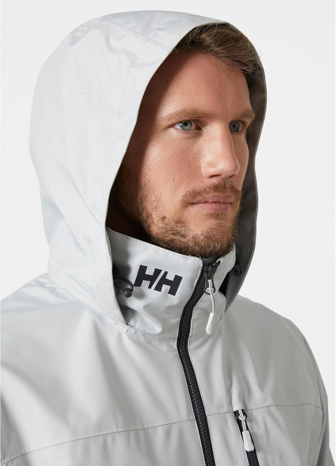 Helly Hansen Herren Crew Hooded Jacke Jacke (1er Pack) S Grauer Nebel 2.0, S Grauer Nebel 2.0
