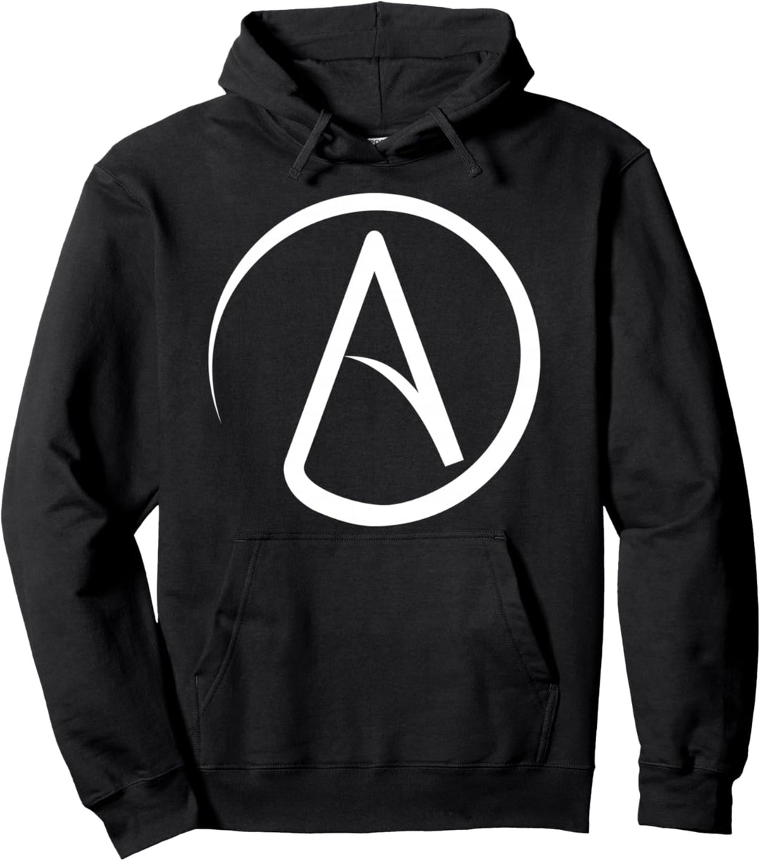 Atheistisches Symbol Pullover Hoodie