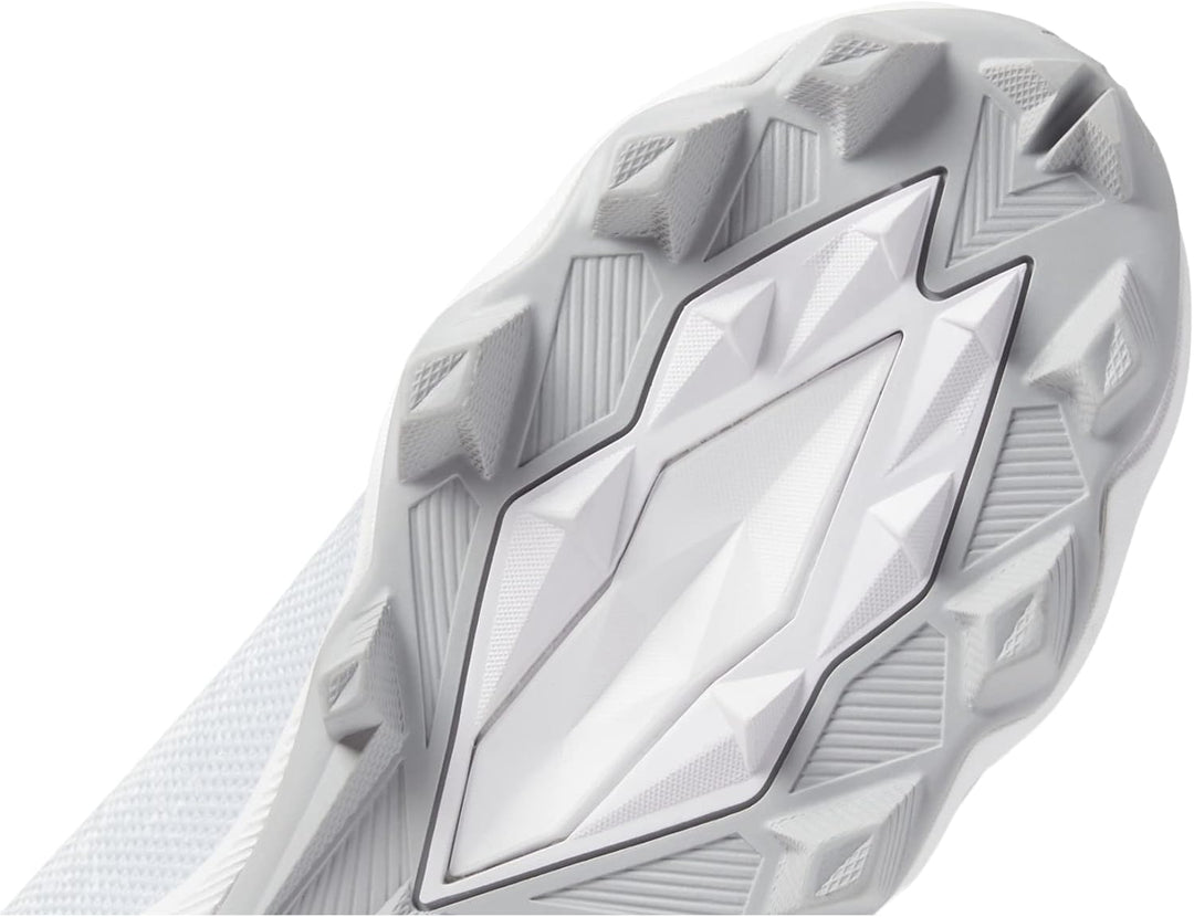Under Armour Glyde Rm Damen Softball-Schuh 40.5 EU White White Metallic Silver, 40.5 EU White White