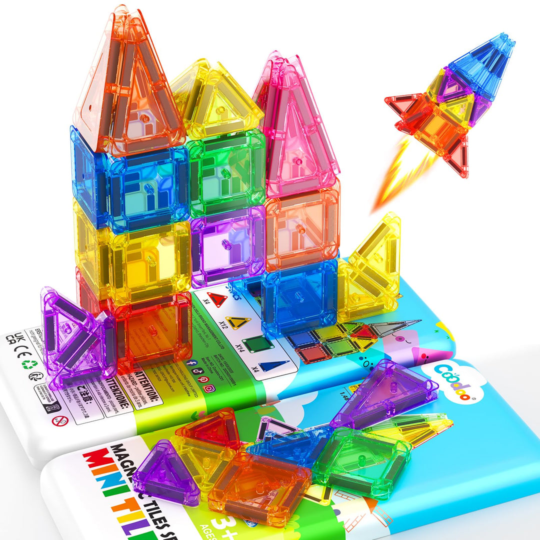 Magnetische Bausteine für Kinder,STEM-Magnetblöcke,Sensorisches Spielzeug,Kleinkindspielzeug,Bauspie