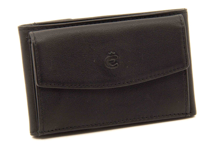 Esquire Münzbörse Logo Minischeintasche Schwarz 291110