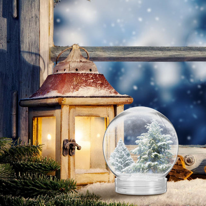 HOMSFOU 10 Stück Weihnachten DIY Schneekugel Requisite Weihnachten DIY Basteln Herstellung DIY Herst