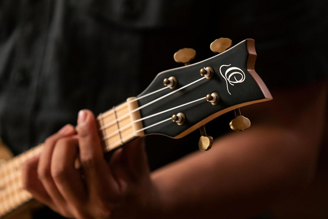 ORTEGA Banjolele Series Banjolele 4 String - + Gigbag (OUBJE90-MA) Rechtshänder, Rechtshänder