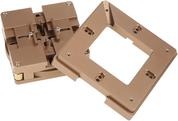 Oumefar HT-90X BGA Reballing Station, Stencil Reballing Kits Auto Magnet Stencil Solder Rework Kit L