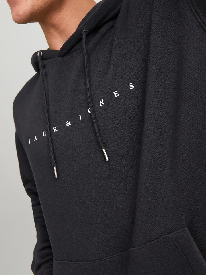 JACK &amp; JONES Herren Hoodie Kapuzenpullover JJESTAR JJ Sweat Hood - Relaxed Fit XS Cocoa, XS Cocoa
