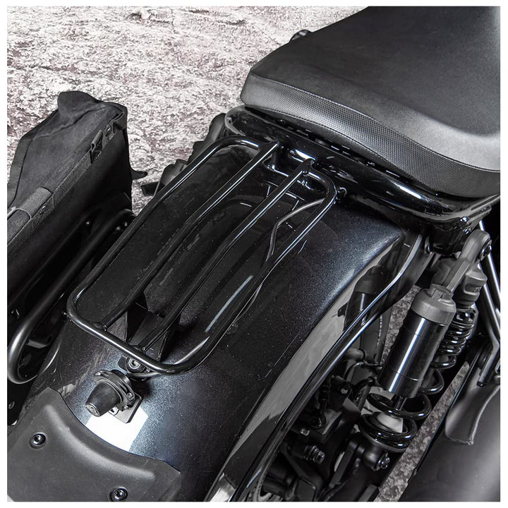 Fayedenicy Motorrad Hinten Solo Sitz Gepäckträger Stützregal Rack Halter für H.onda Rebel CMX1100 CM