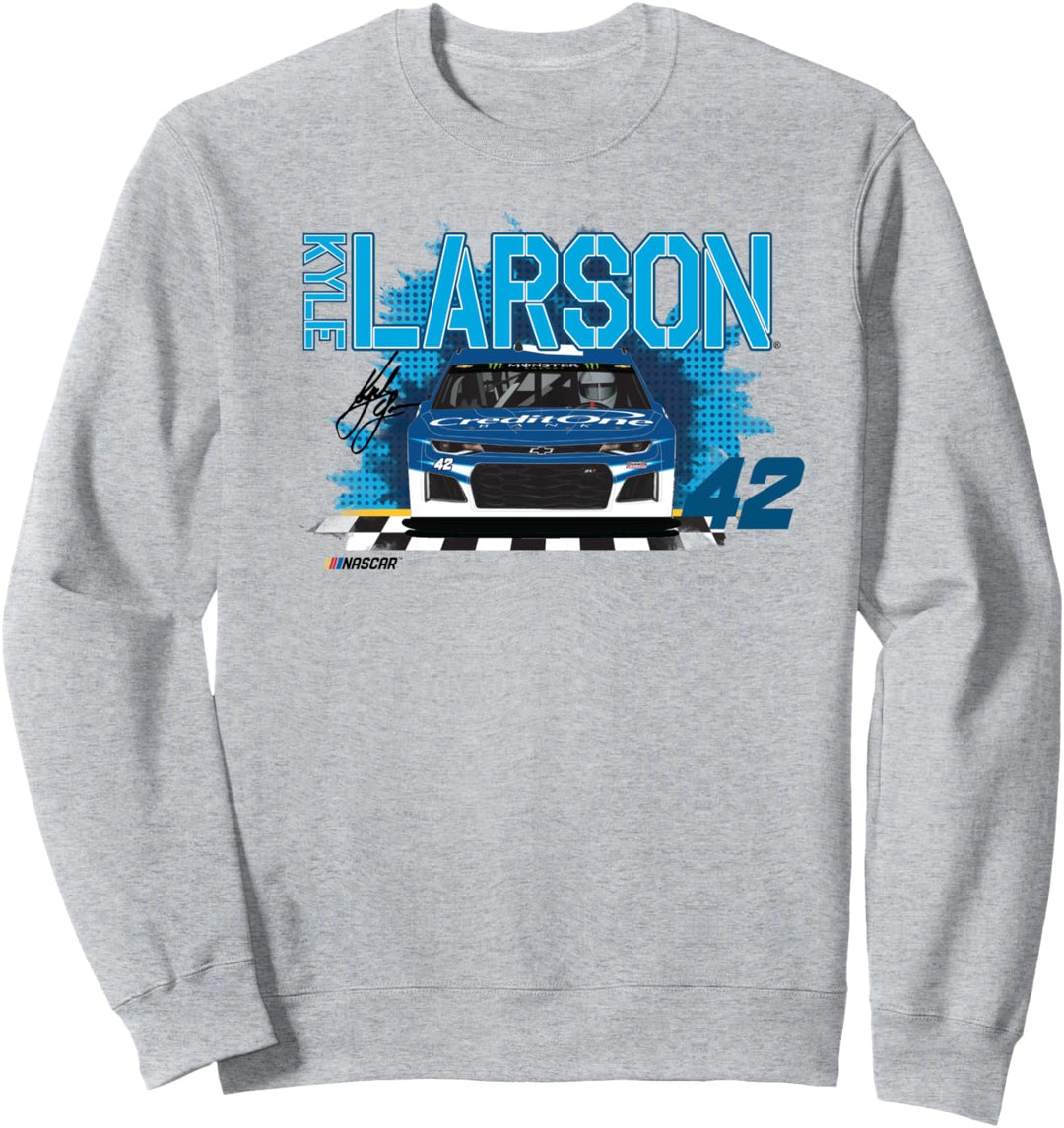 NASCAR - Kyle Larson - Racing Flags Sweatshirt