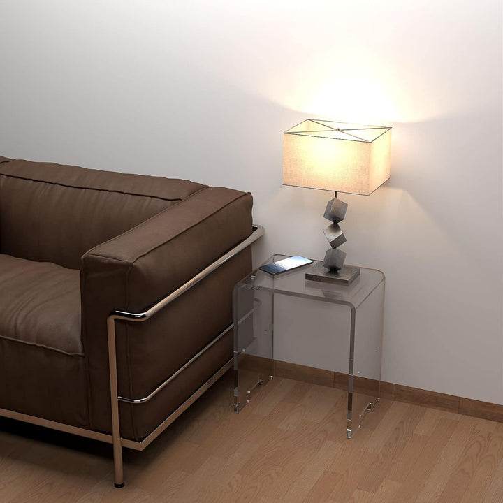 Agplex - Duschhocker aus Acrylglas - Transparentes Design, ideal für Bad und Flur oder Eingangsberei