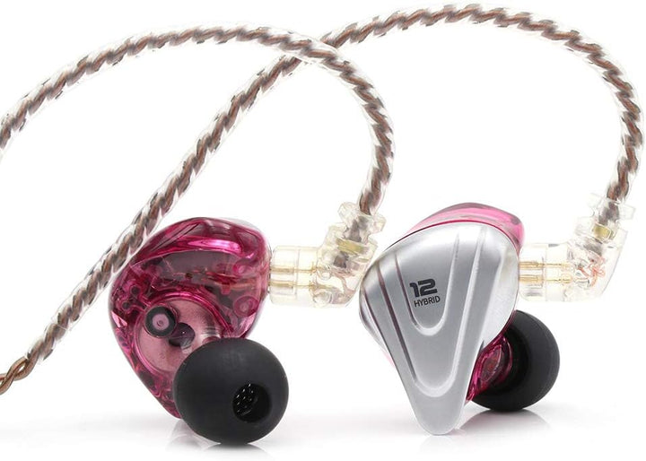 LINSOUL KZ ZSX 5BA+1DD 6 Treiber Hybrid In-Ear HiFi-Kopfhörer mit zinklegierter Frontplatte und 0,75