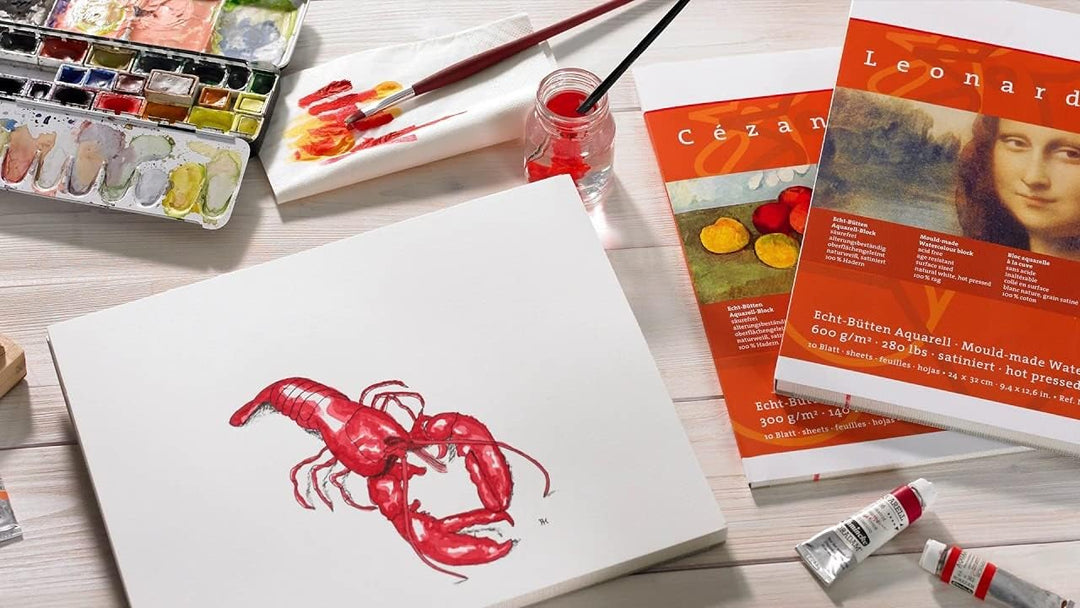 Aquarellblock Cézanne" matt, 300g/m², 30x40cm, 10Blatt"