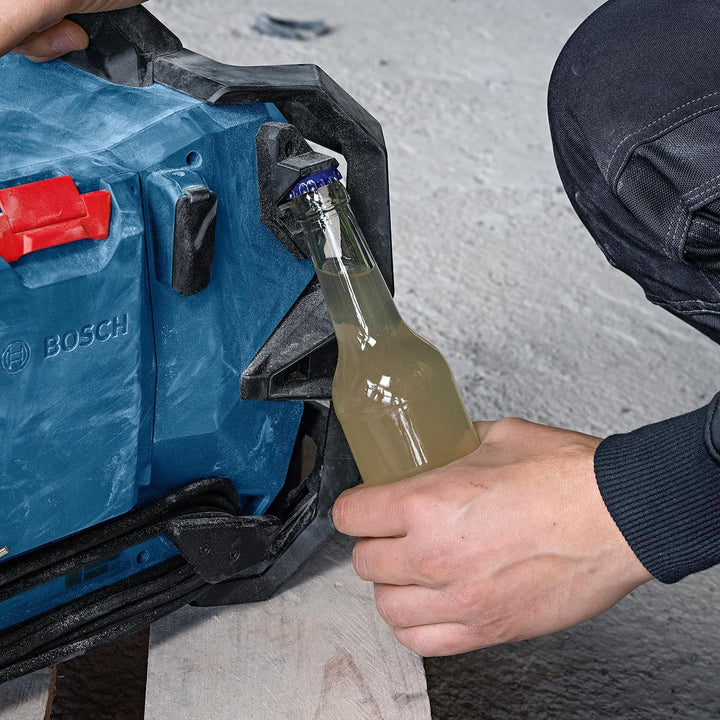 Bosch Professional 18V/12V System Akku-Baustellenradio GPB 18VH-6 SRC (Laden im Werkzeug für 18V & 1